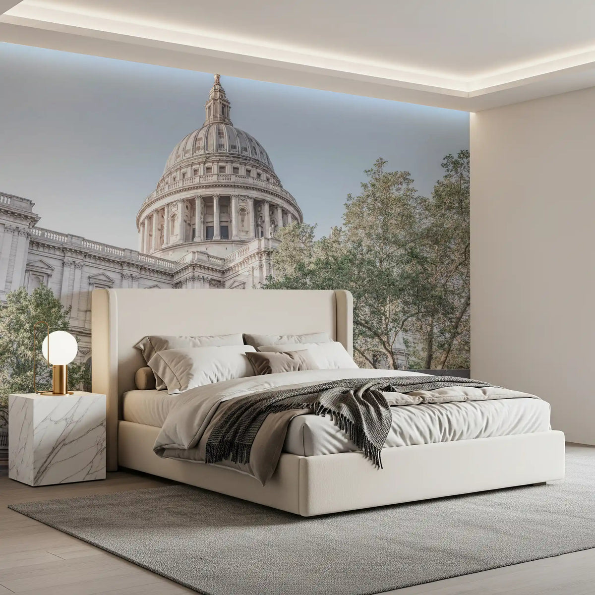 London Skyline Architectural Landmark Wall Mural