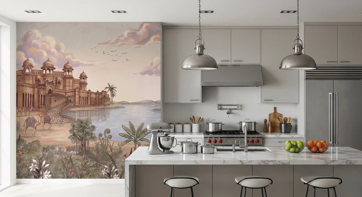 Palace by the Lake Wall Mural - RJM01