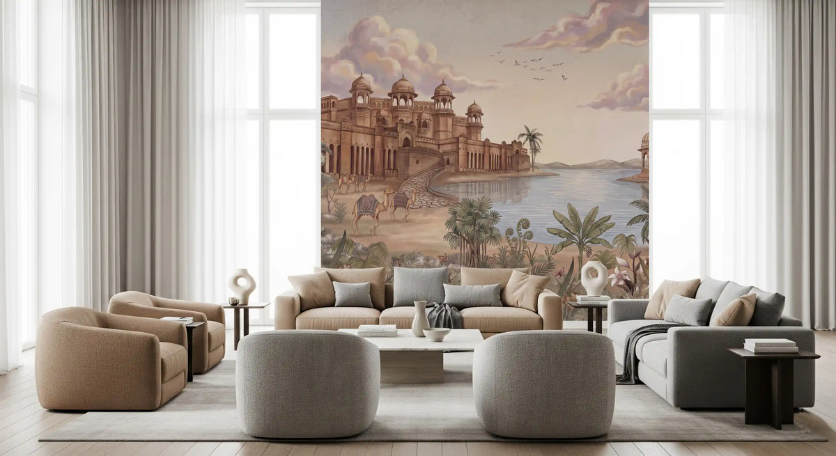 Palace by the Lake Wall Mural - RJM01