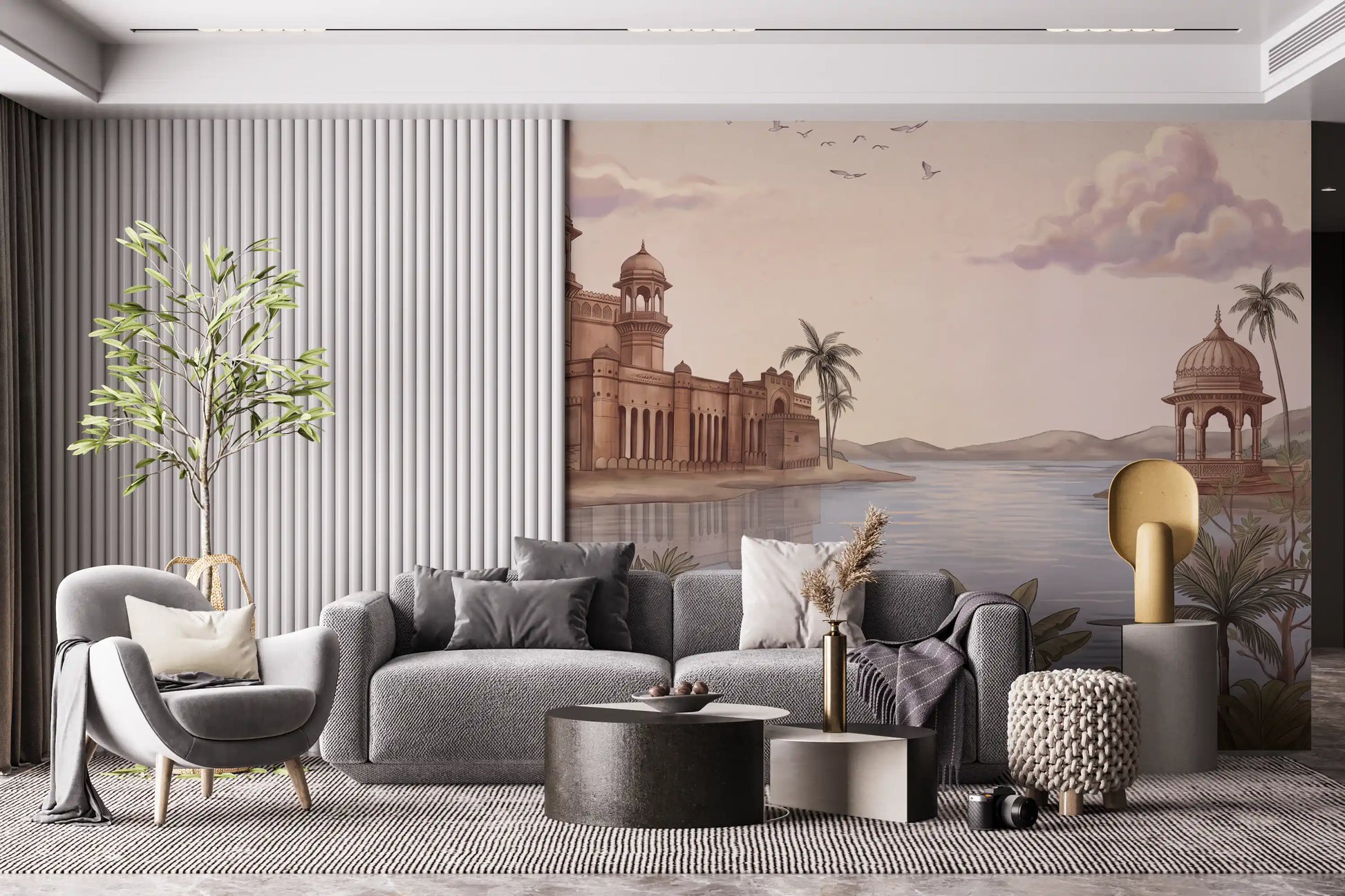 Palace by the Lake Wall Mural - RJM01