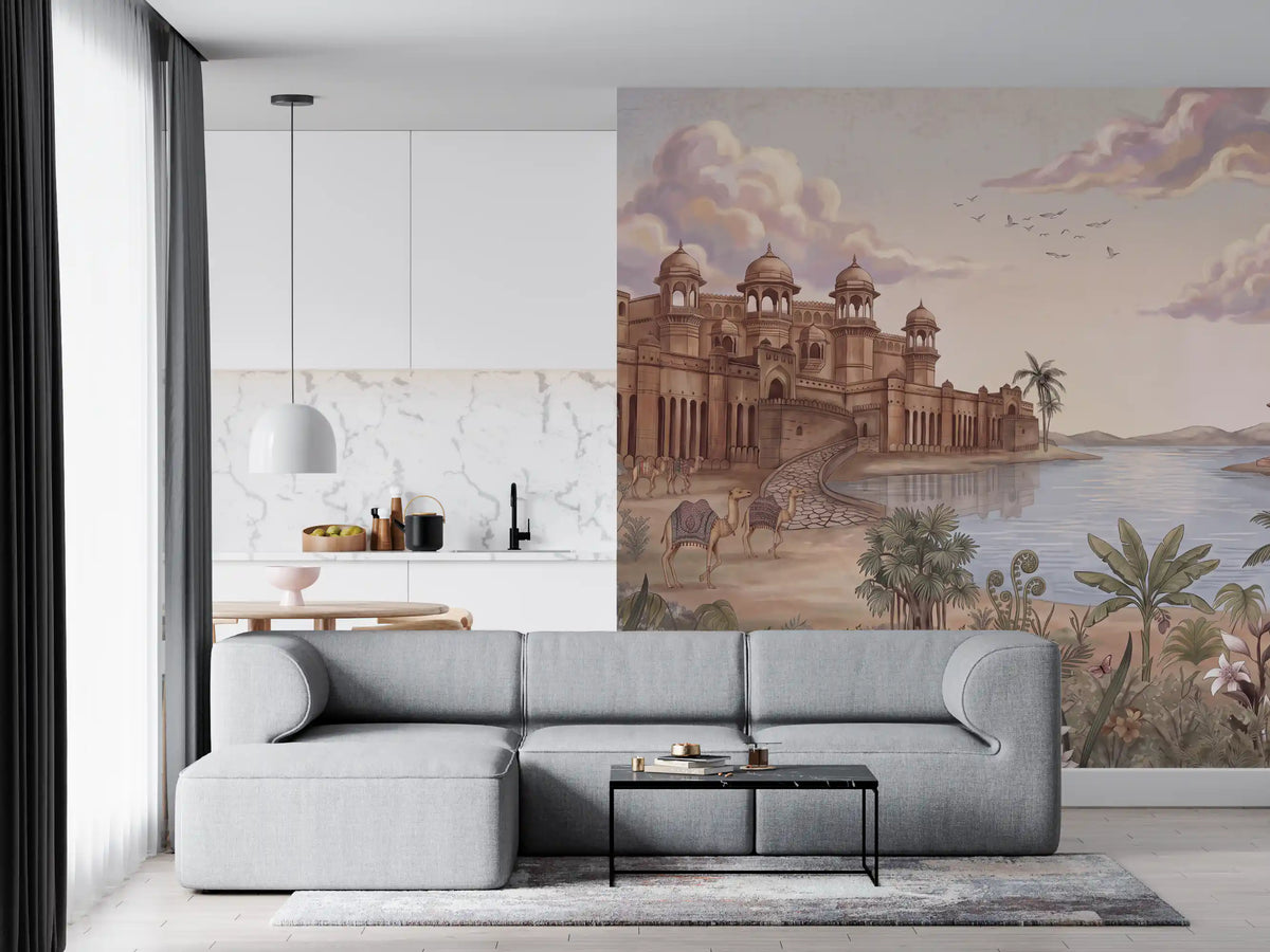 Palace by the Lake Wall Mural - RJM01