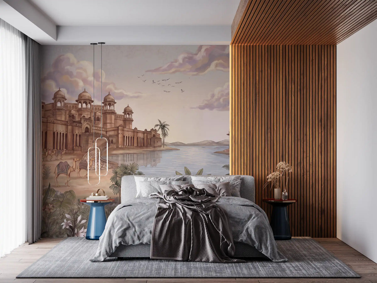 Palace by the Lake Wall Mural - RJM01