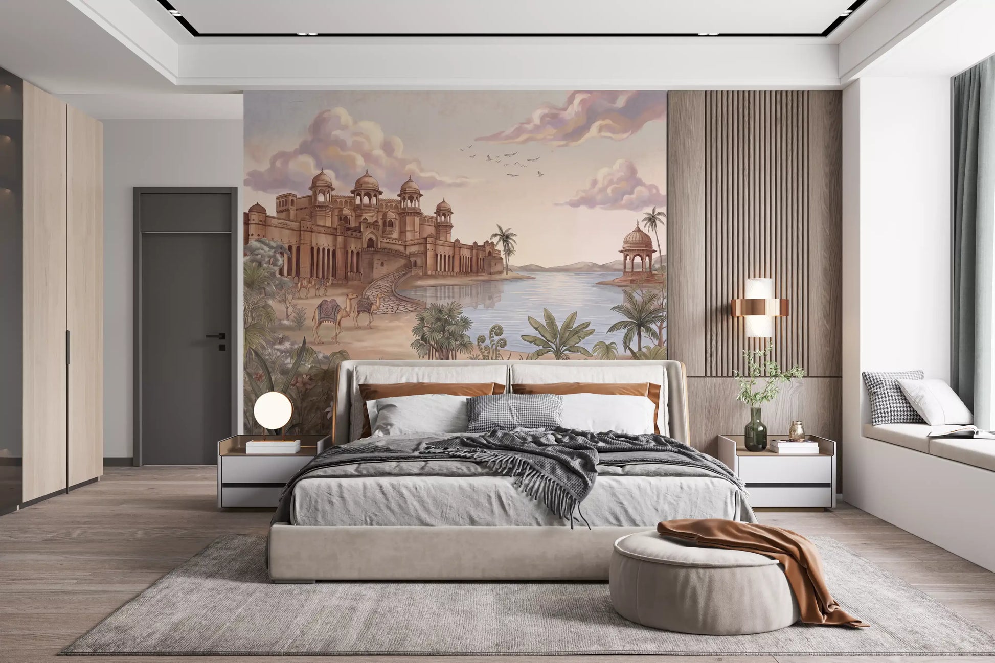 Palace by the Lake Wall Mural - RJM01