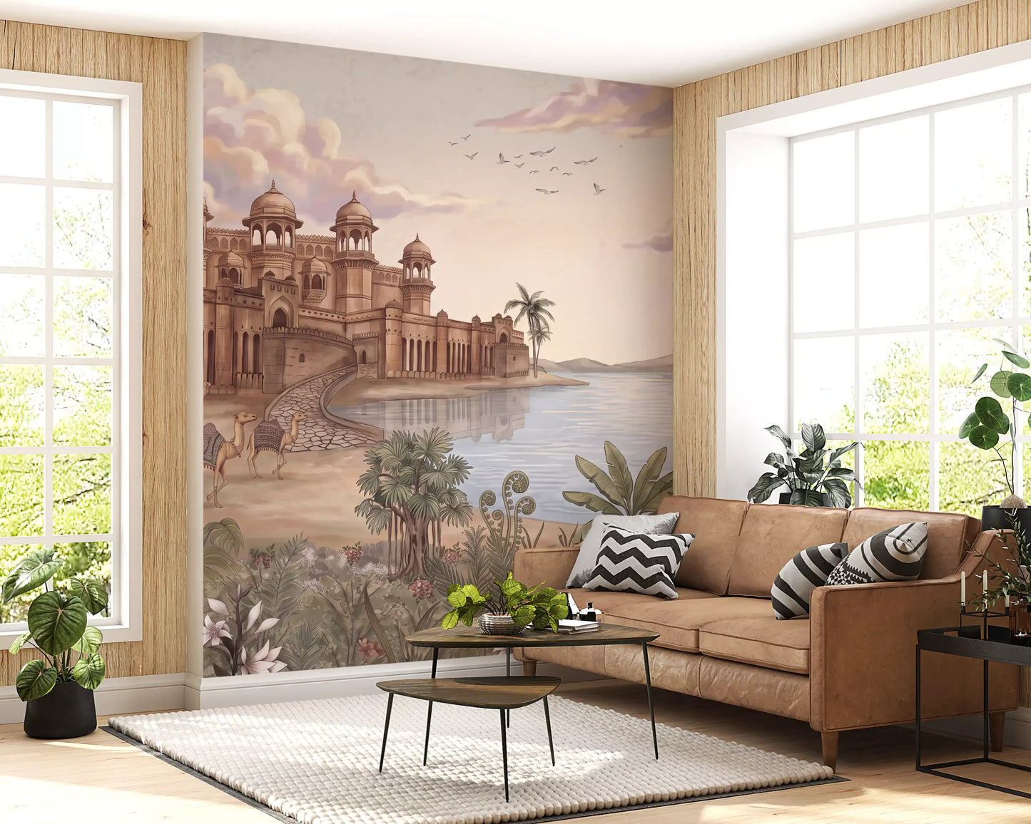 Palace by the Lake Wall Mural - RJM01