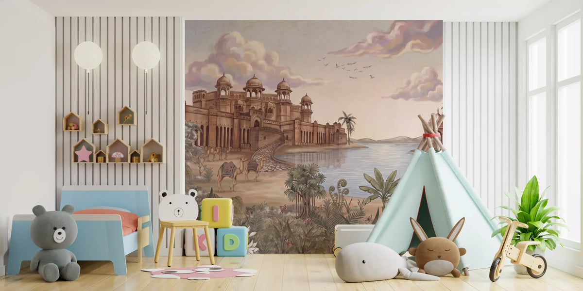 Palace by the Lake Wall Mural - RJM01