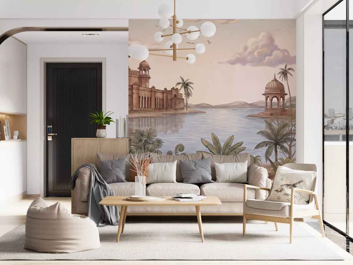 Palace by the Lake Wall Mural - RJM01