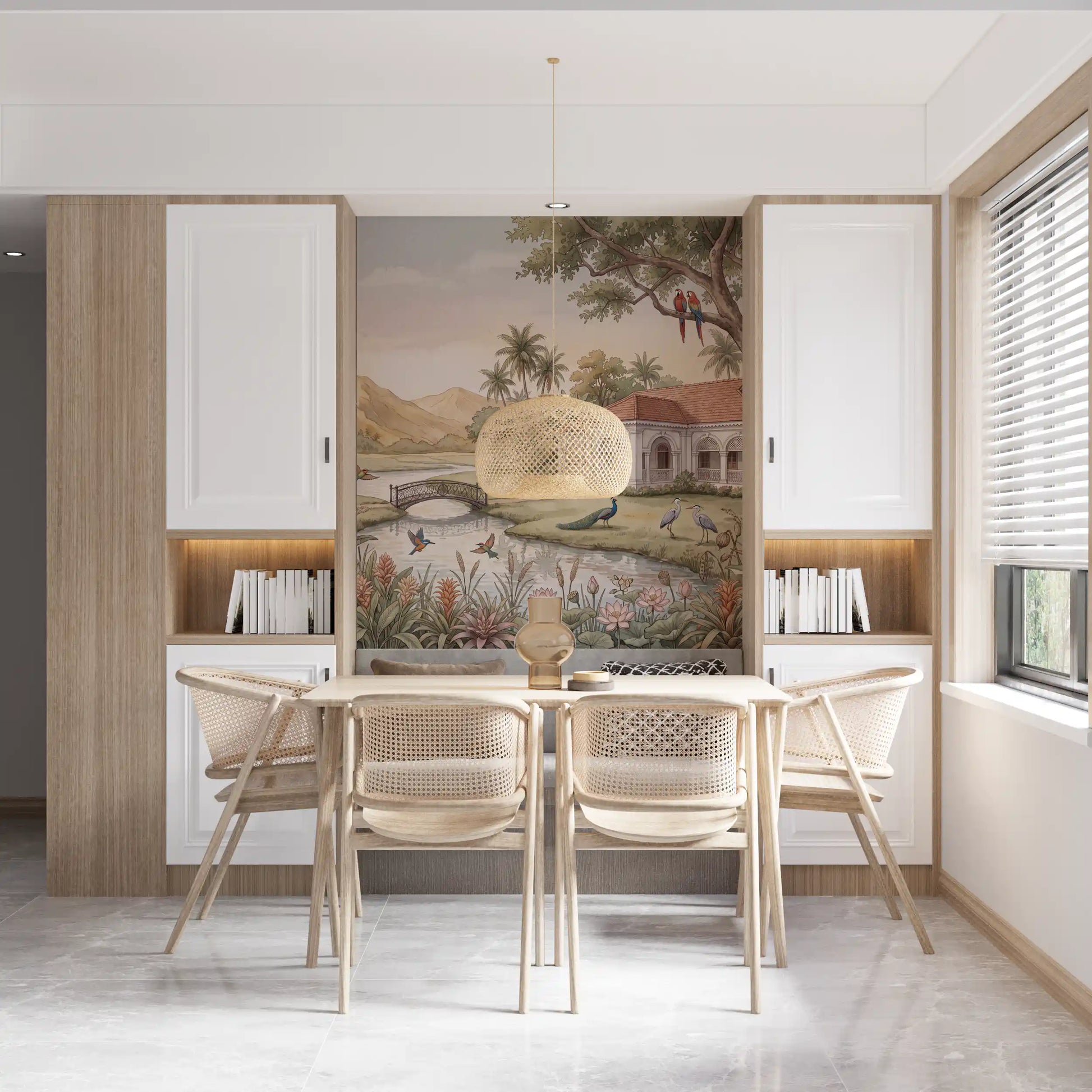 Whispering Garden Estate Wall Mural - RJM02