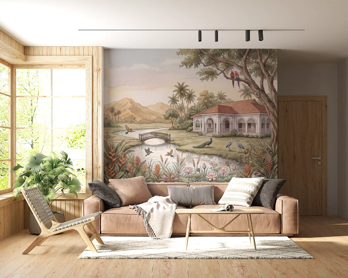 Whispering Garden Estate Wall Mural - RJM02