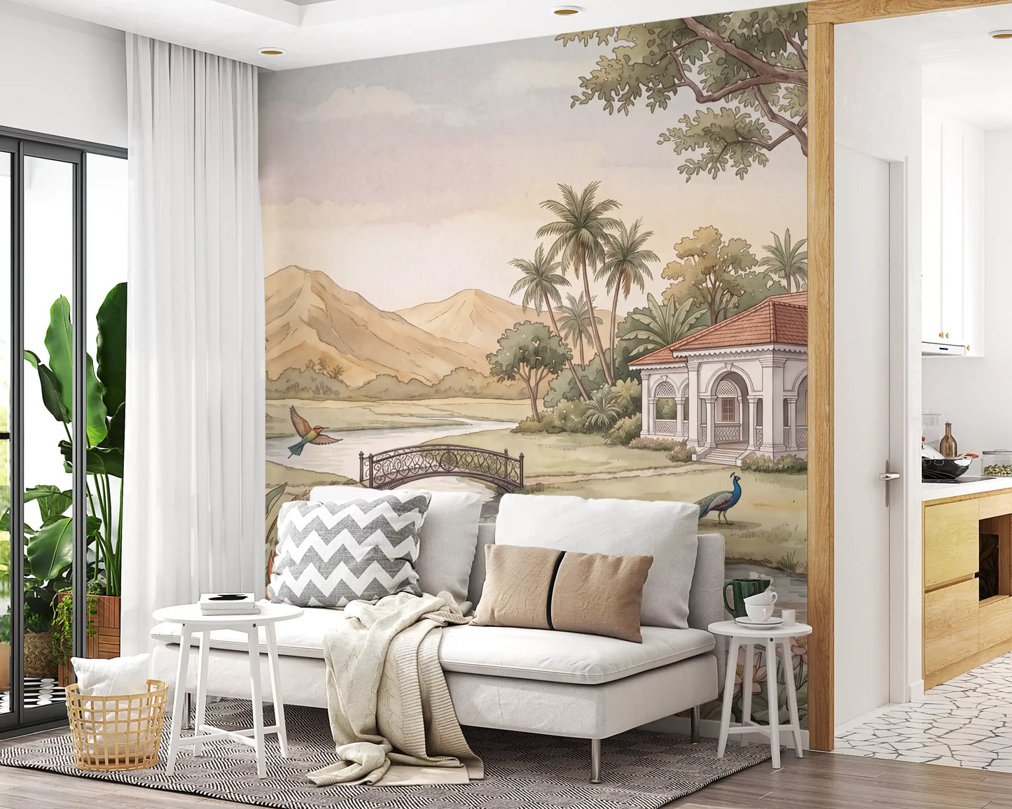 Whispering Garden Estate Wall Mural - RJM02