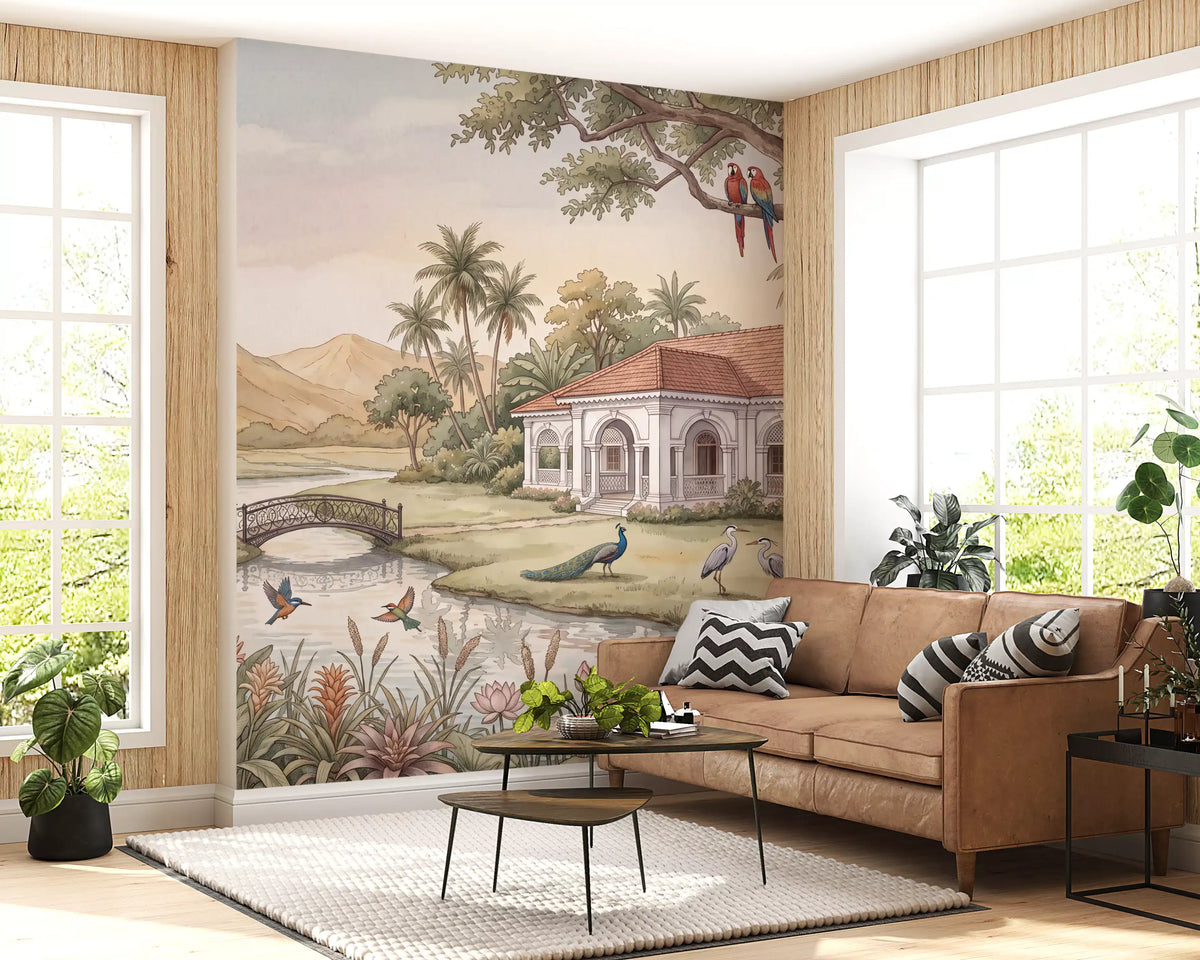 Whispering Garden Estate Wall Mural - RJM02