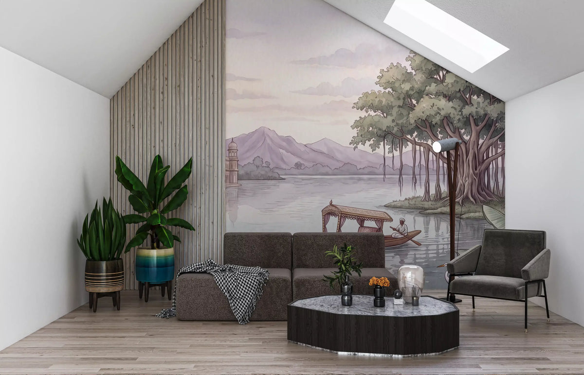 The Palace of Serene Waters Wall Mural - RJM04