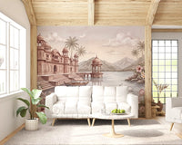 The Swan Lake Palace Wall Mural - RJM05