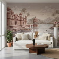 The Swan Lake Palace Wall Mural - RJM05