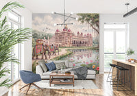 The Maharaja’s Lotus Garden Wall Mural - RJM06