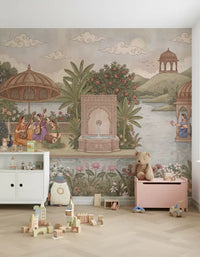 The Enchanted Garden of Raag Wall Mural - RJM08