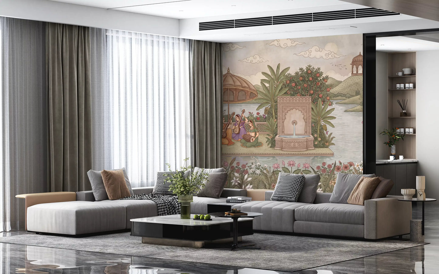 The Enchanted Garden of Raag Wall Mural - RJM08