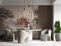 The Enchanted Lake Palace Wall Mural - RJM10
