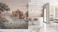 The Enchanted Lake Palace Wall Mural - RJM10