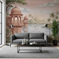 The Swan Lake Pavilion Wall Mural - RJM10