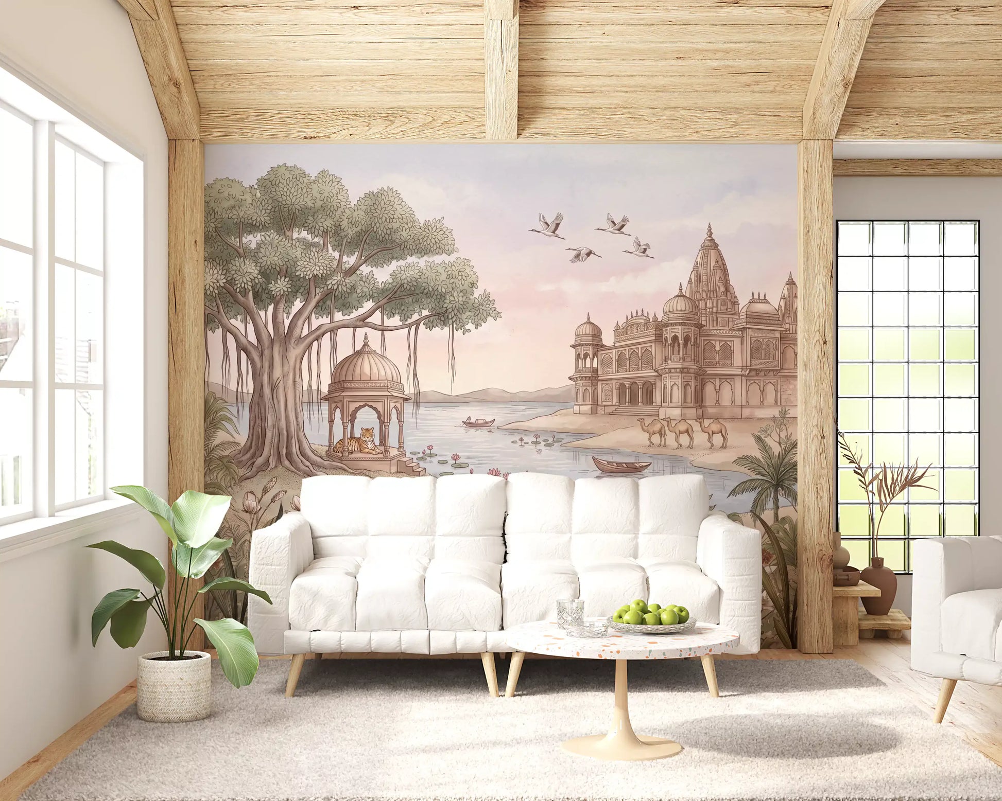 Pavitra Sarovar Wall Mural
