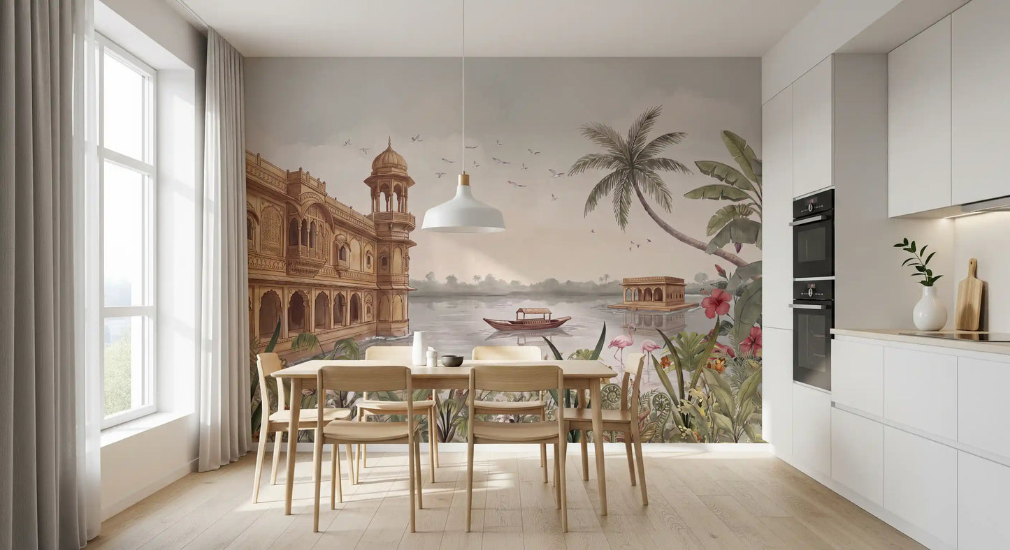 Jheel Mahal Wall Mural