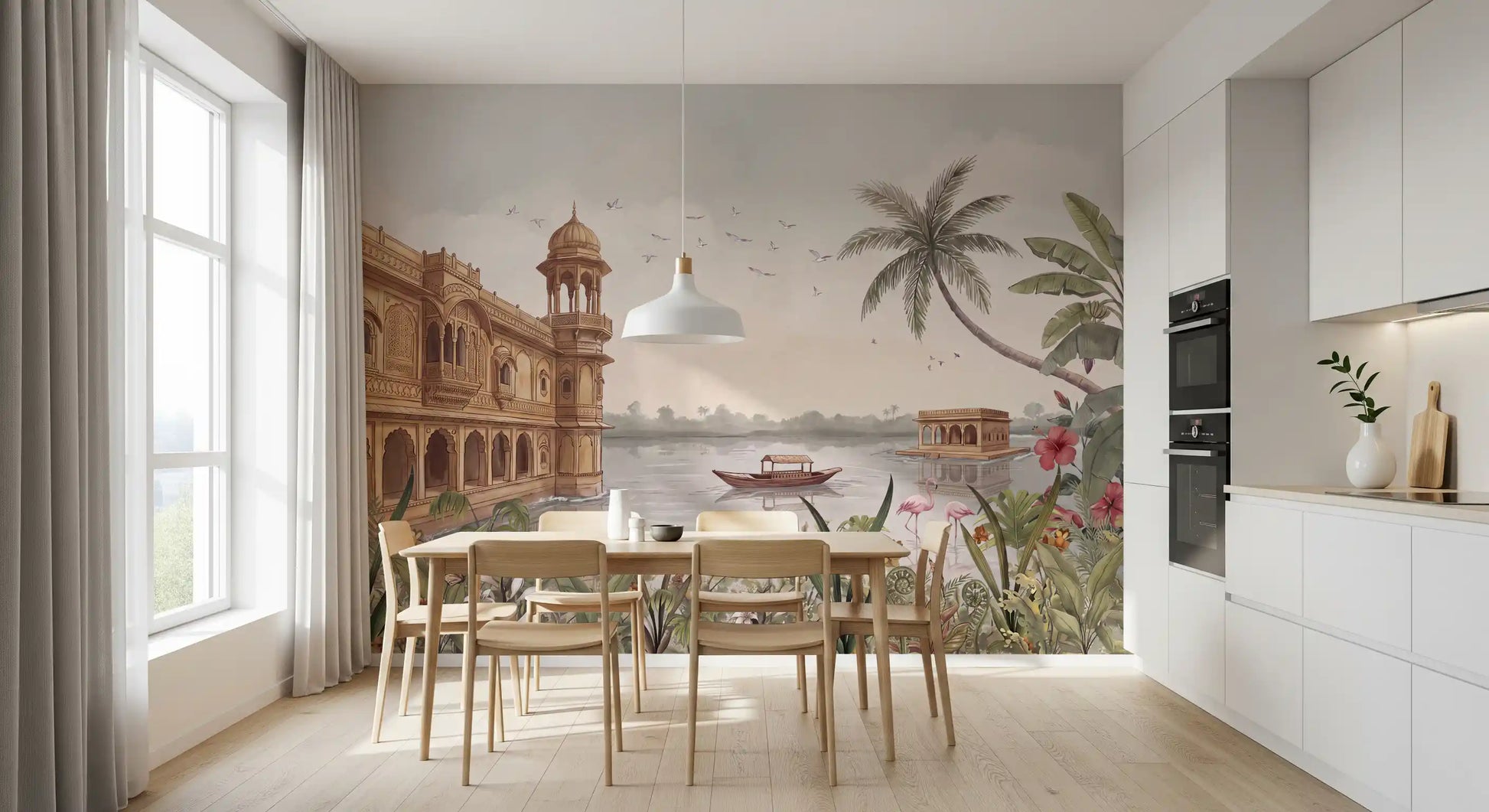 Jheel Mahal Wall Mural