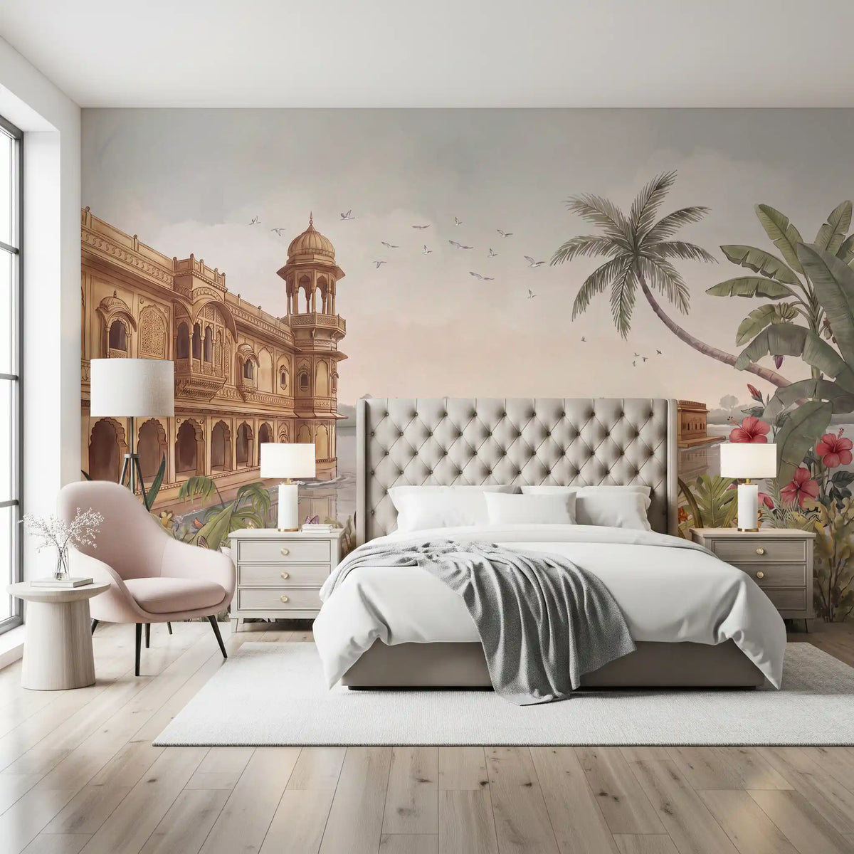 Jheel Mahal Wall Mural