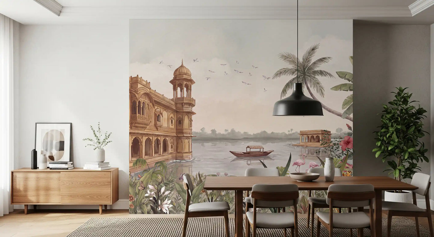 Jheel Mahal Wall Mural