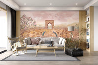 Stepwell Garden Wall Mural