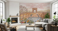 Stepwell Garden Wall Mural