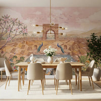 Stepwell Garden Wall Mural