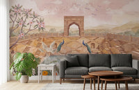 Stepwell Garden Wall Mural