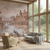 Rajputana River Palace Wall Mural