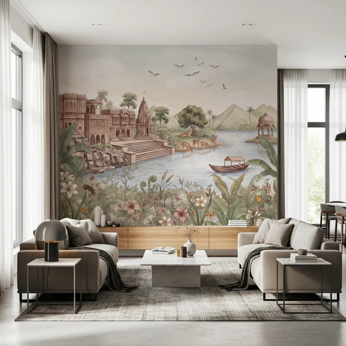 Haveli Ghat Wall Mural