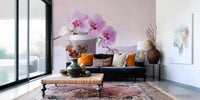 Minimalist Orchid Still Life Wall Mural