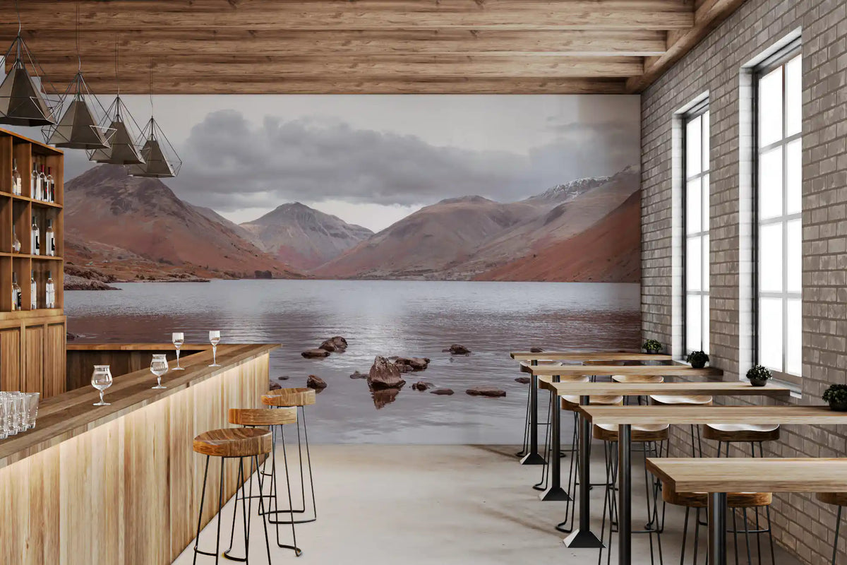 Rustic Highland Reflection Wall Mural