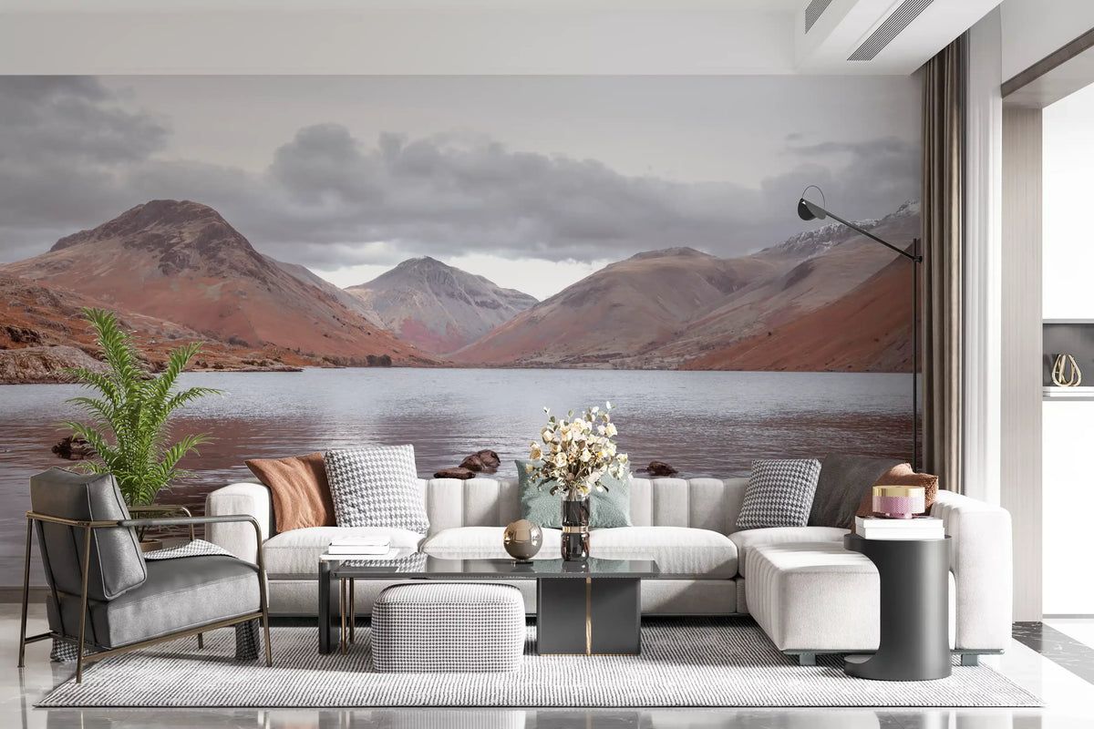 Rustic Highland Reflection Wall Mural