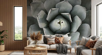 Desert Succulent Symmetry Wall Mural