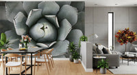 Desert Succulent Symmetry Wall Mural