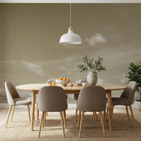Muted Clouds Ethereal Horizon Wall Mural