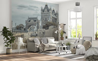 Gothic Stone Bridge Heritage View Wall Mural