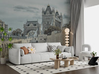 Gothic Stone Bridge Heritage View Wall Mural