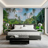 Sun-Drenched Garden Trail Wall Mural