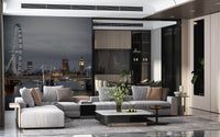 Riverside London Night Landmark Wall Mural