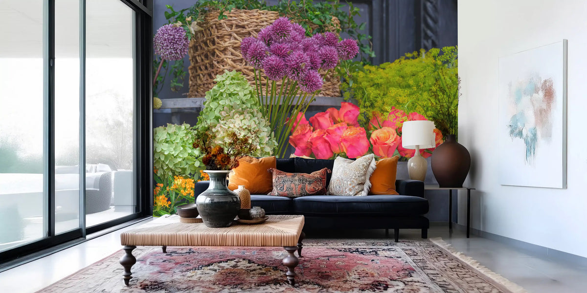 Seasonal Garden Bloom Collection Wall Mural