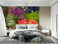 Seasonal Garden Bloom Collection Wall Mural