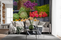 Seasonal Garden Bloom Collection Wall Mural
