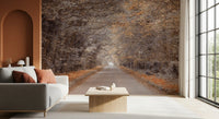 Rustic Country Road View Wall Mural