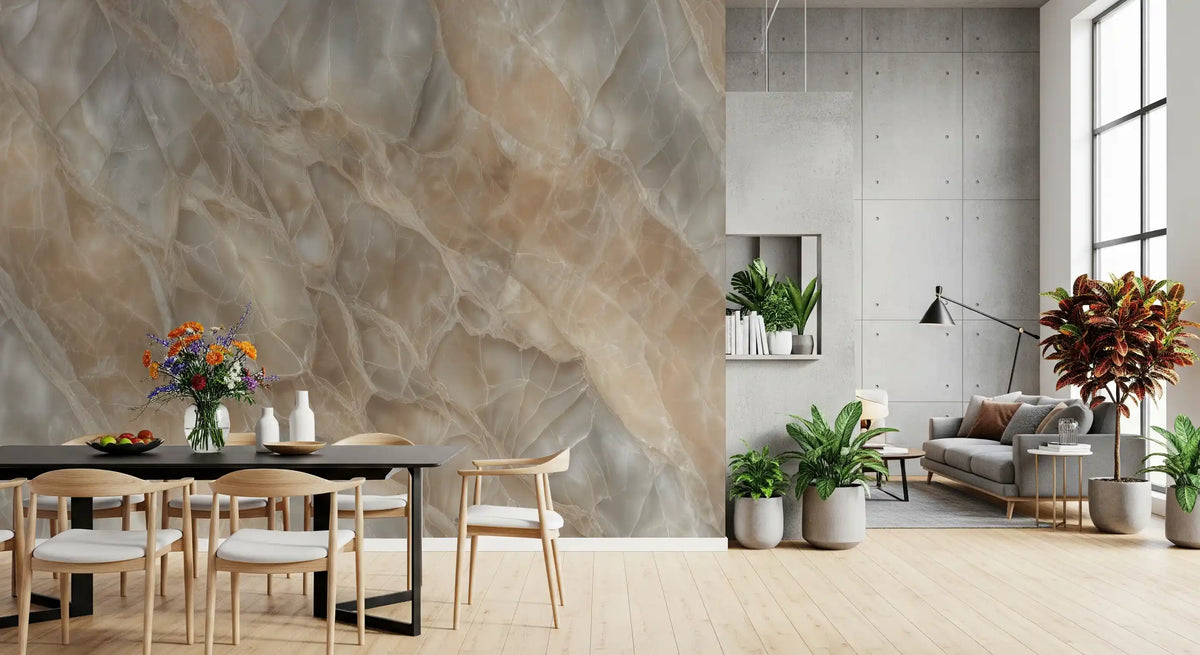 Natural Polished Stone Texture Wall Mural
