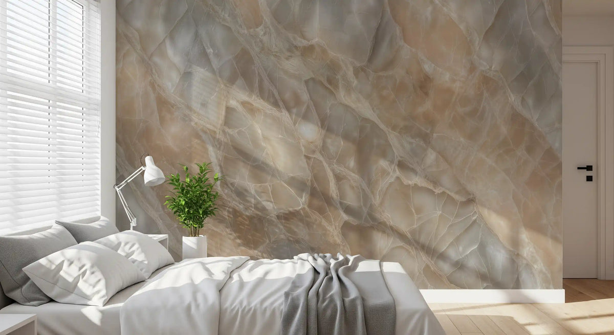 Natural Polished Stone Texture Wall Mural